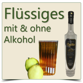 Flüssiges aus Quitte