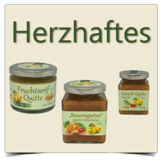 Herzhaftes aus Quitte